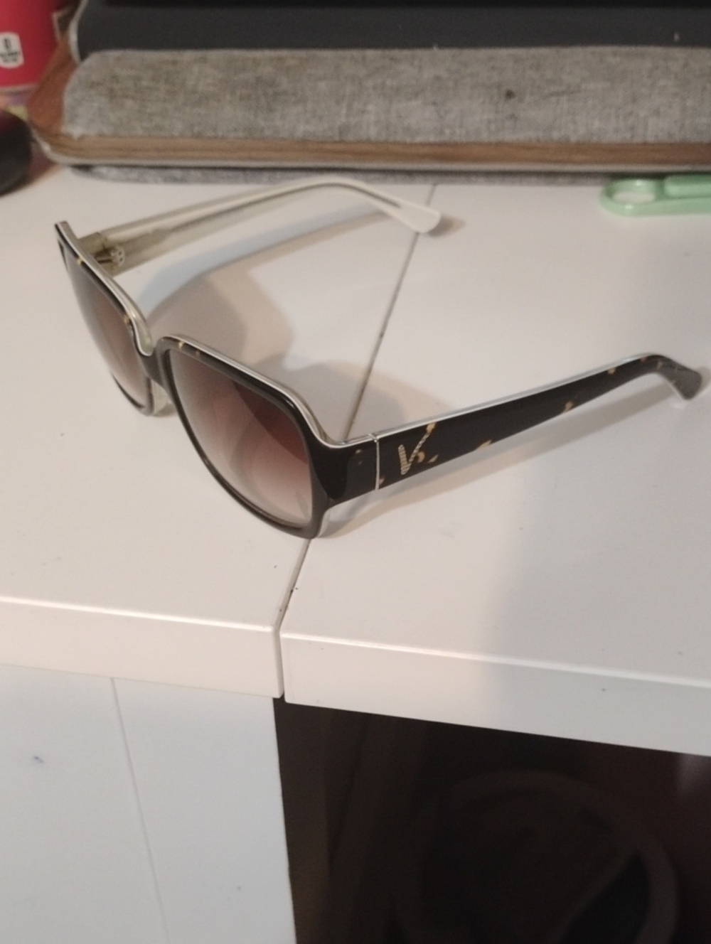 NEW VEER SOHO TORTOISE BLUE AUTHENTIC SUNGLASSES FRAMES 57-16